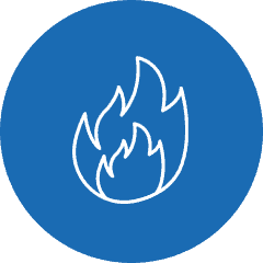 Fire damage icon